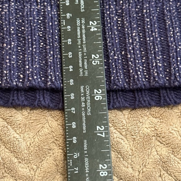 Narciso Rodriguez  Womens M Purple And Gold Open‎ Sweater Boho Streetwear Whimsy - Picture 5 of 8